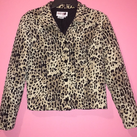 Cheeta Print Jacket - Picture 3 of 4
